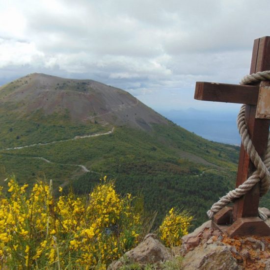 Vista del Vesuvio