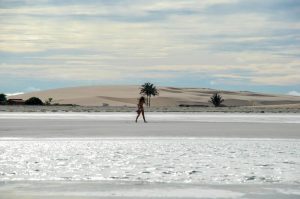 Jericoacoara is a virgin beach hidden behind the dunes of the west coast of Jijoca de Jericoacoara, Ceará, Brazil